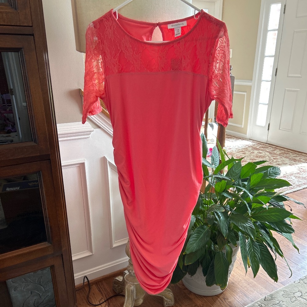 Coral dress